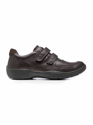 Jomos-Bequem-Klettschuh Softnappa Braun