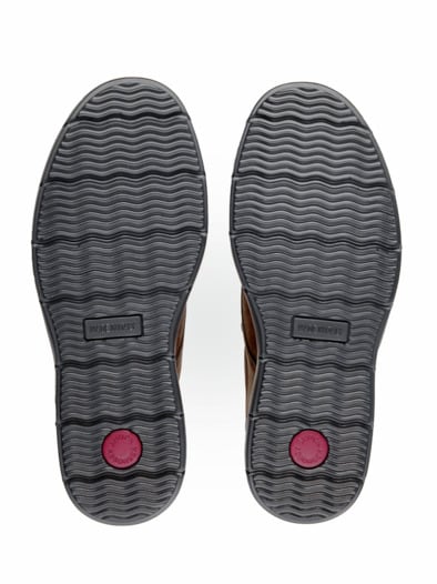 Aquastop-Klettschuh Bequemweite Braun