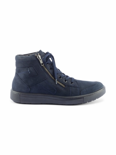 Bequem-Bootie Reißverschluss Blau