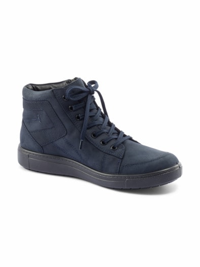 Bequem-Bootie Reißverschluss Blau