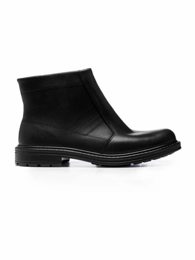 Jomos-Cityboot Lammfell Schwarz
