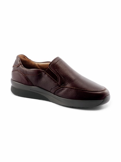 Waldläufer Hirschleder Slipper Braun