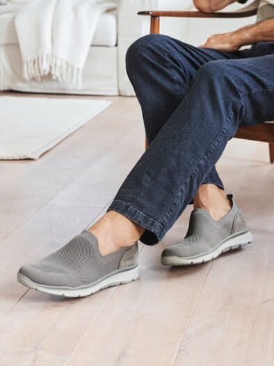 Hallux-Slipper Extraleicht Hellgrau