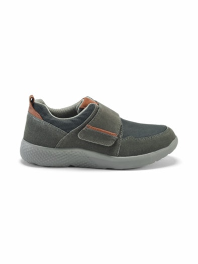 Hallux Klettschuh Extraleicht Grau
