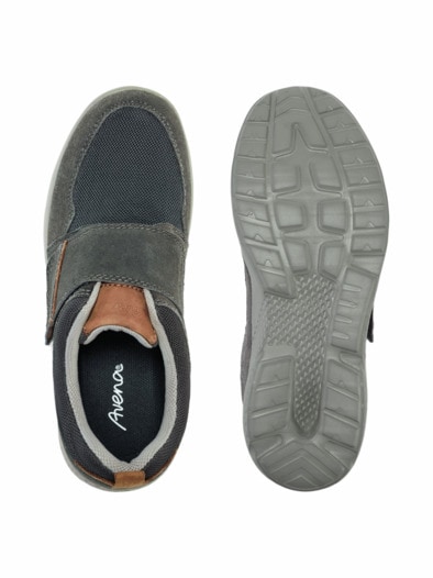 Hallux Klettschuh Extraleicht Grau