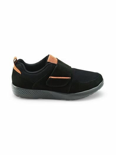 Hallux Klettschuh Extraleicht Schwarz
