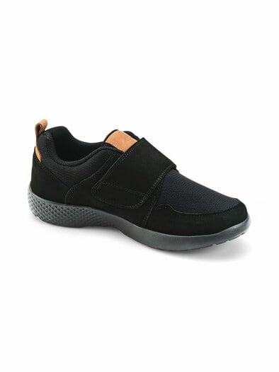 Hallux Klettschuh Extraleicht Schwarz