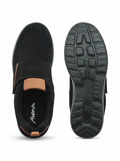 Hallux Klettschuh Extraleicht Schwarz