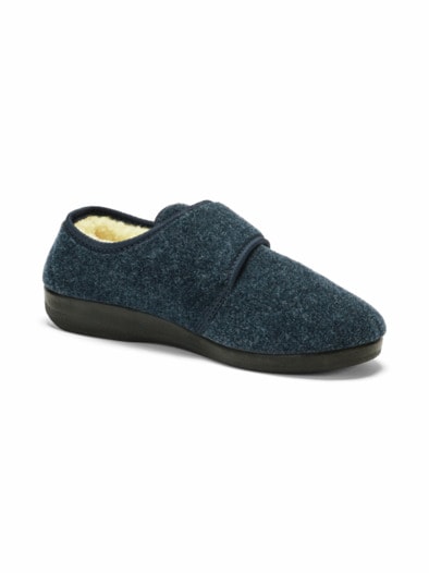 Klett-Hausschuh Thermo Blau