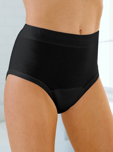 Damen-Sicherheitsslip Plus Schwarz