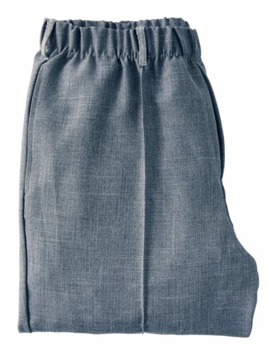 Fleckschutz-Hose Knitterarm Blau