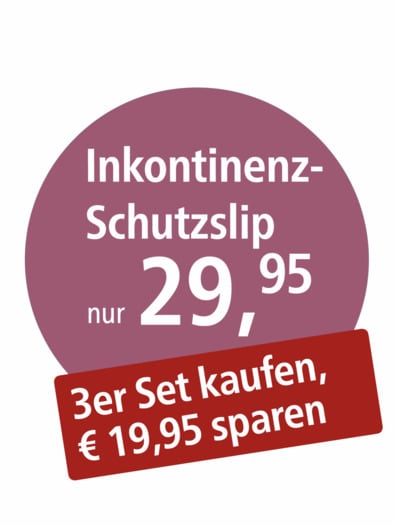 Inkontinenz-Schutzslip Plus Midi Weiß