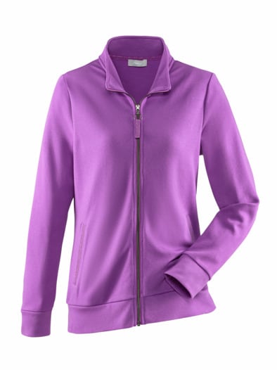 Baumwoll-Jacke Extraweich Violett