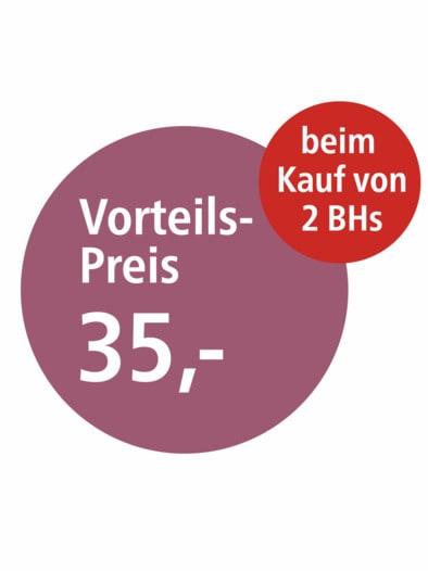 Baumwoll-BH Komfort Plus Schwarz geblümt