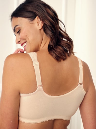 Vorderverschluss-Bustier Softness Puder