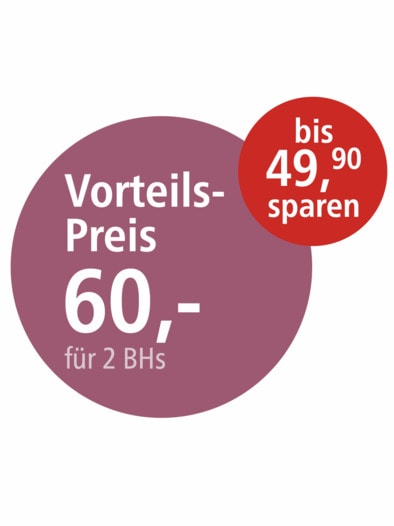 Wohlfühl-BH Stütz-Kreuz Puder