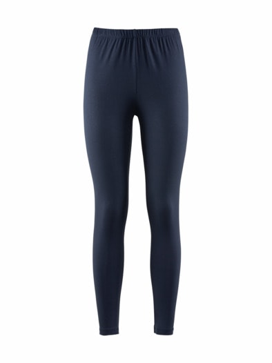 Stretch-Leggings lang Marine