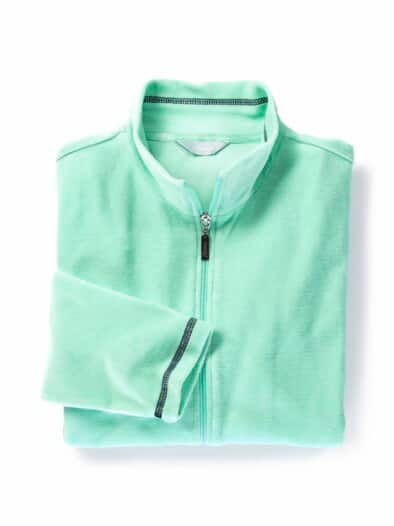 Nicki-Jacke Kuschelweich Eisblau