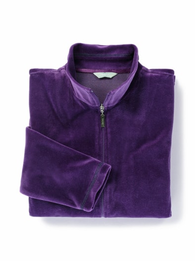 Nicki-Jacke Kuschelweich Violett