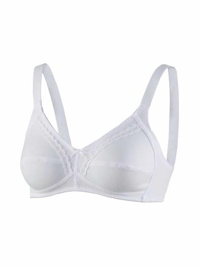 Naturana-BH Baumwolle Weiß