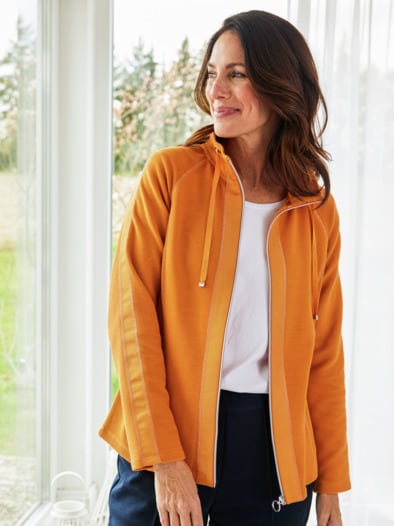 Baumwoll-Jacke Ottoman Orange