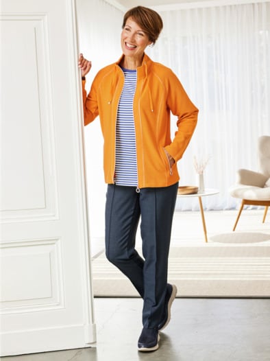 Baumwoll-Jacke Ottoman Orange
