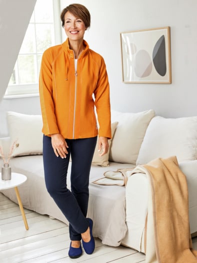 Baumwoll-Jacke Ottoman Orange