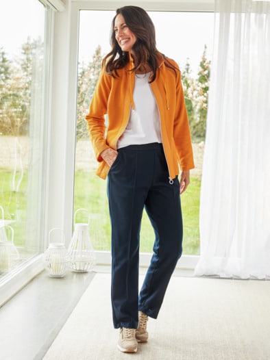 Baumwoll-Jacke Ottoman Orange