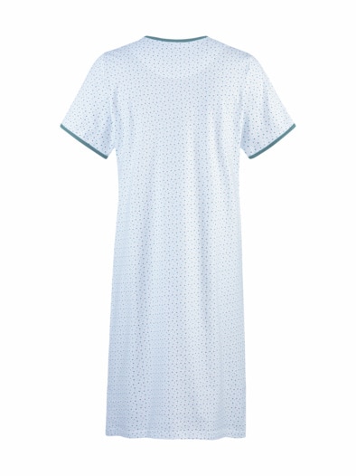 Baumwoll-Nachthemd 2er Pack Aqua