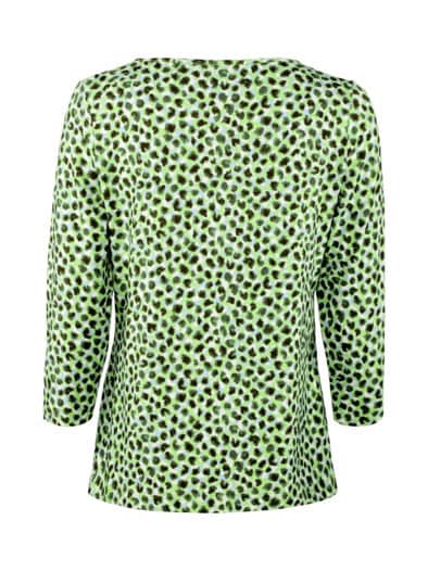 Rabe Langarm-Shirt Leo Print Multicolor