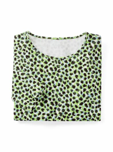 Rabe Langarm-Shirt Leo Print Multicolor