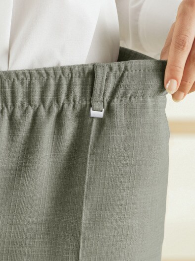 Fleckschutz-Hose Knitterarm Schilf