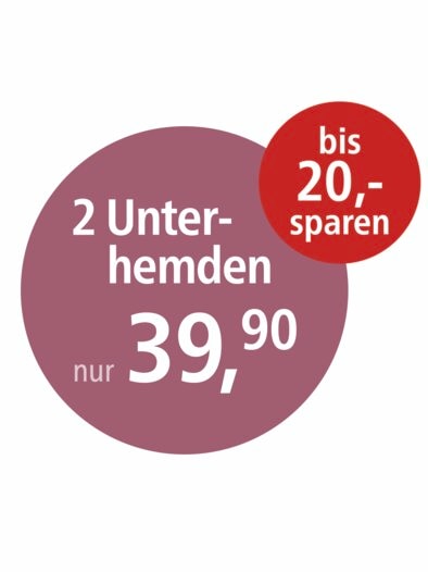 Bio-Baumwoll-Unterhemden Stehkragen Weiß