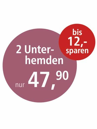 Bio-Baumwoll-Unterhemden Stehkragen Weiß