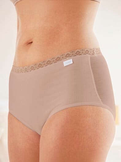 Bio-Baumwoll-Formslip Spitze Puder