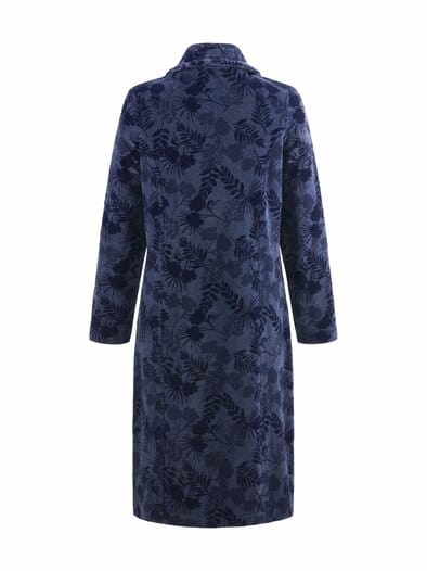 Nicki Jaquard Hauskleid Marine