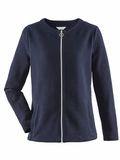 Jersey Cardigan marine