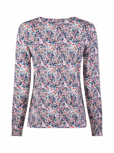Viskose-Shirt Konfetti Multicolor