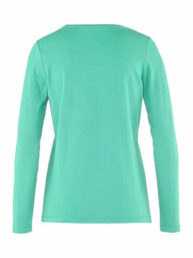 Langarm-Shirt Baumwolle Mint