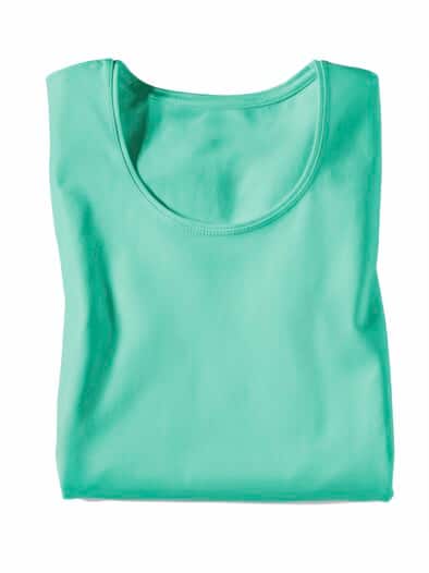 Langarm-Shirt Baumwolle Mint