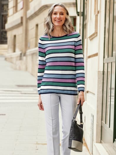 Strickpullover Jacquard Multicolor