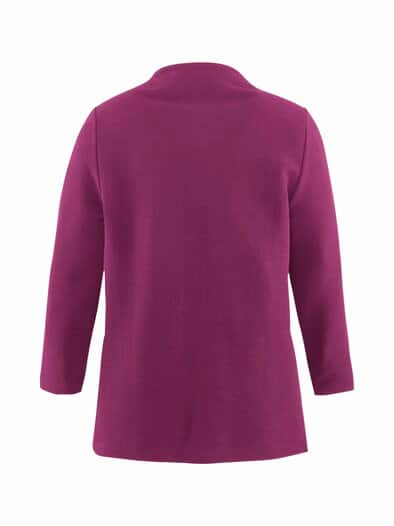 Ottoman-Kelchkragen-Shirt Beere