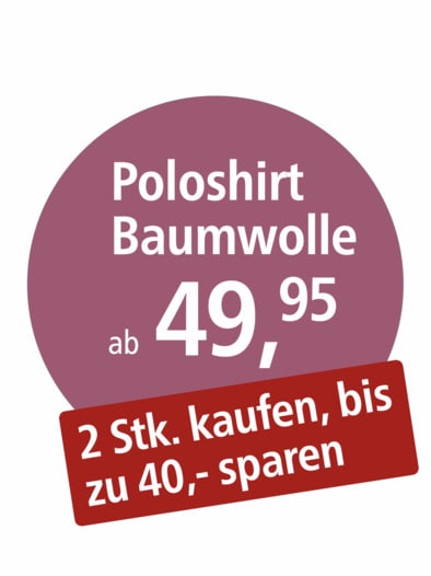 Poloshirt Bio-Baumwolle Blau geblümt