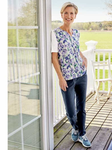 Blusenshirt Extraleicht Offwhite