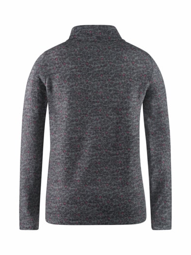 Kuschel-Shirt Stehkragen Leopard