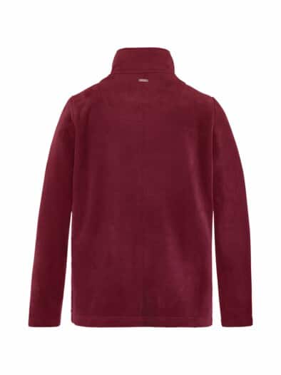 Fleecejacke kuschelwarm Bordeaux