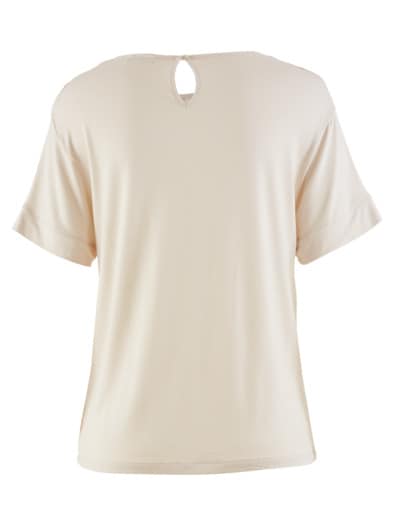 Blusenshirt Lyocell Grün geblümt