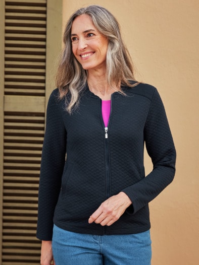 Indoor-Jacke Sommerstepp Marine