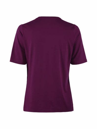 Viskose-Shirt 1/2-Arm Violett