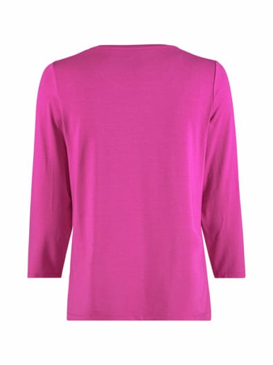 Viskose-Shirt 3/4 Arm Pink